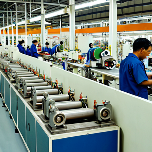 **Image Prompt:** A bustling Malaysian factory floor, showcasing local workers operating modern machinery. The scene emphasizes quality control, with technicians inspecting products with meticulous care. The factory is clean and well-lit, with signs promoting "Buatan Malaysia" (Made in Malaysia) products. The overall feel is one of national pride and industrial progress.